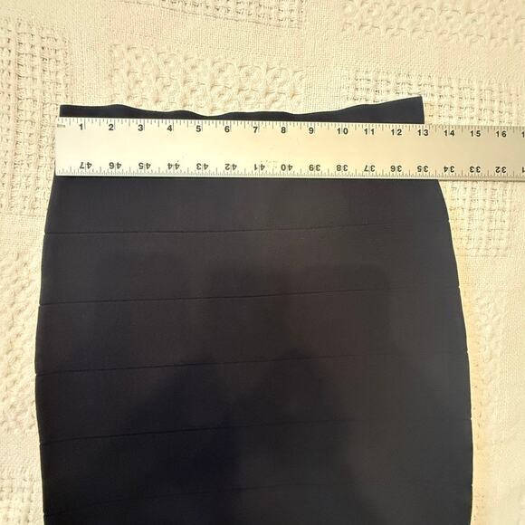 Bebe medium exposed zipper high waist bandage mini skirt SK 2951 - Picture 2 of 12